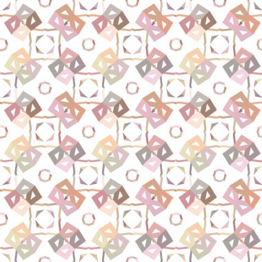 Kusursuz geometrik süs deseni. Vektör illüstrasyonu 