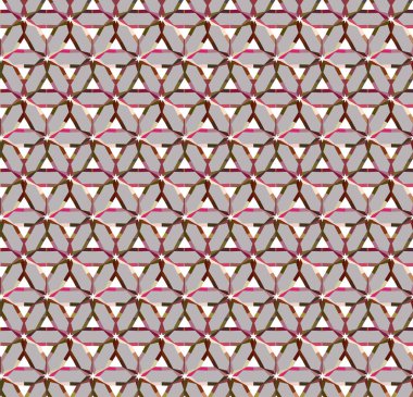 Kusursuz geometrik süs deseni. Vektör illüstrasyonu 