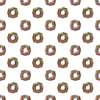 Kusursuz geometrik süs deseni. Vektör illüstrasyonu 