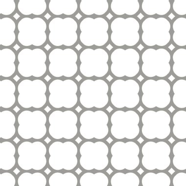 Soyut vektör geometrik dikişsiz desen. beyaz çizgi örgülü modern minimalist arkaplan