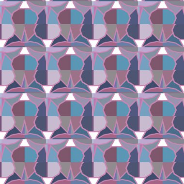 Kusursuz geometrik süs deseni. Soyut illüzyon arka planı