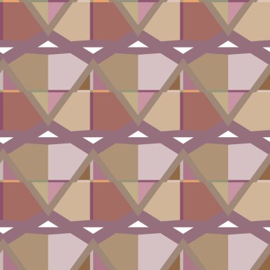 Kusursuz geometrik süs deseni. Vektör illüstrasyonu 