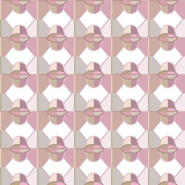 Kusursuz geometrik süs deseni. Vektör illüstrasyonu 