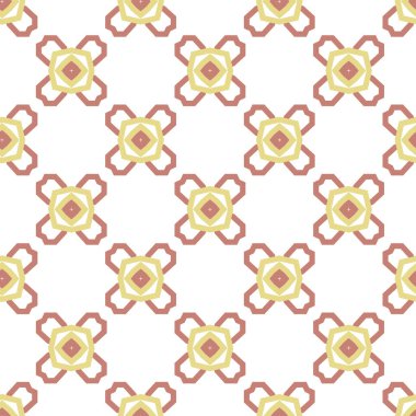 Kusursuz geometrik süs deseni. Vektör illüstrasyonu 