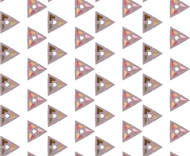 Geometrik şekilli kusursuz desen. vektör illüstrasyonu