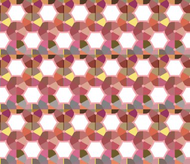 Soyut süslemeli baskı, kusursuz arkaplan