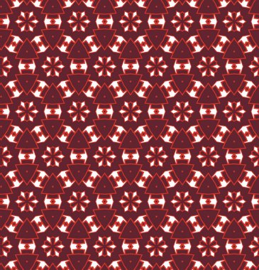 Kusursuz geometrik süs deseni. Vektör illüstrasyonu 