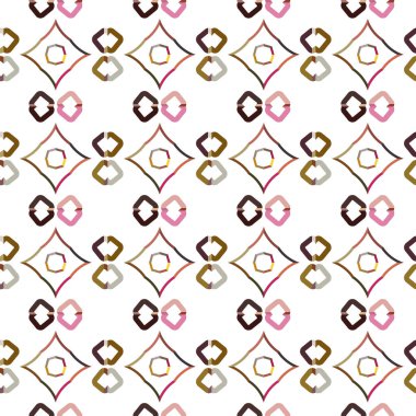 Soyut vektör geometrik dikişsiz desen. beyaz çizgi örgülü modern minimalist arkaplan