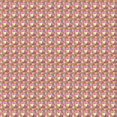 Geometrik şekilli kusursuz desen. vektör illüstrasyonu