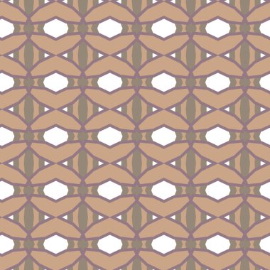 Kusursuz geometrik süs deseni. Vektör illüstrasyonu 