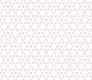 Kusursuz geometrik süs deseni. Vektör illüstrasyonu 