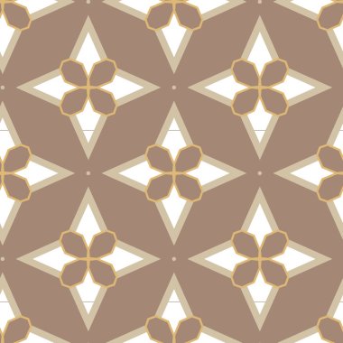 Kusursuz geometrik süs deseni. Vektör illüstrasyonu 