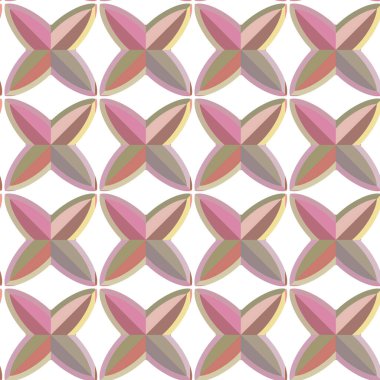 Kusursuz geometrik süs deseni. Vektör illüstrasyonu 