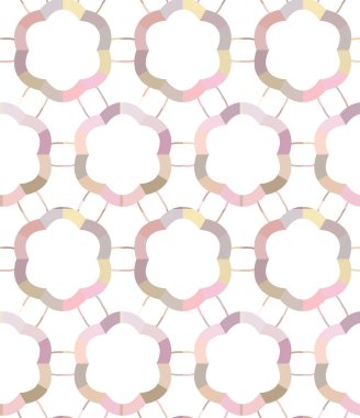 Soyut geometrik şekilli kusursuz vektör arkaplanı