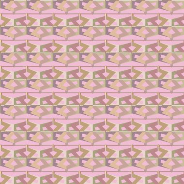 Modern geometrik vektör tasarımı, kusursuz desen çizimi