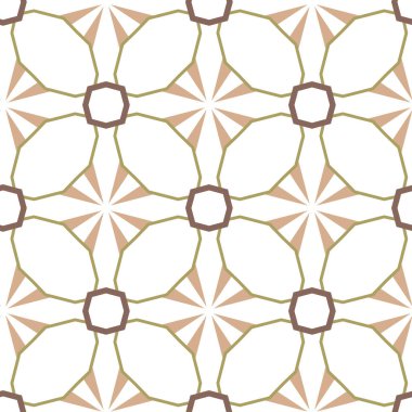 Kusursuz geometrik süs deseni. Vektör illüstrasyonu 