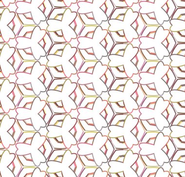 Soyut süslemeli baskı, kusursuz arkaplan