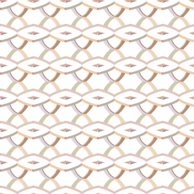 Kusursuz geometrik süs deseni. Vektör illüstrasyonu 