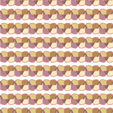 Kusursuz geometrik süs deseni. Vektör illüstrasyonu 
