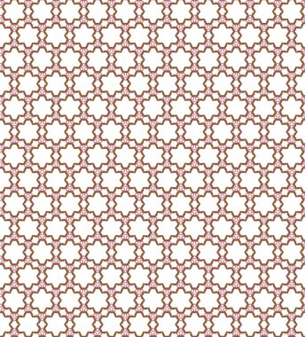 Kusursuz geometrik süs deseni. Vektör illüstrasyonu 