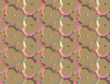 Soyut süslemeli baskı, kusursuz arkaplan