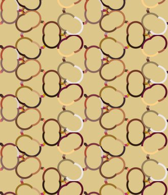 Soyut süslemeli baskı, kusursuz arkaplan