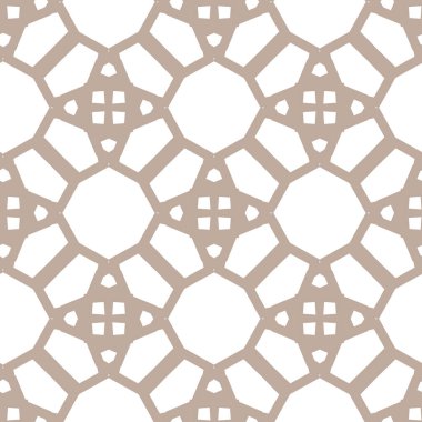 Kusursuz geometrik süs deseni. Vektör illüstrasyonu 