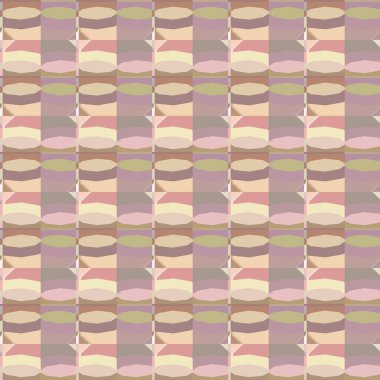 Geometrik şekilli kusursuz desen. vektör illüstrasyonu