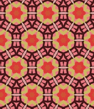 Soyut geometrik şekilli kusursuz vektör arkaplanı