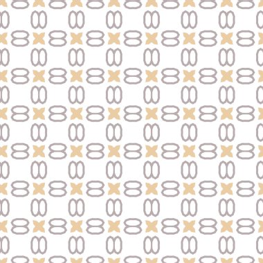 Kusursuz geometrik süs deseni. Vektör illüstrasyonu 