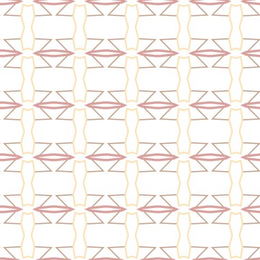 Soyut vektör geometrik dikişsiz desen. beyaz çizgi örgülü modern minimalist arkaplan