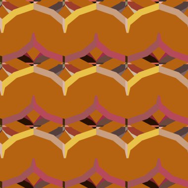 Kusursuz geometrik süs deseni. Vektör illüstrasyonu 