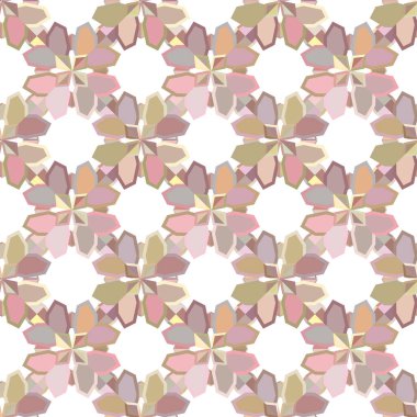 Kusursuz geometrik süs deseni. Vektör illüstrasyonu 