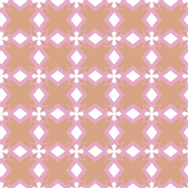 Kusursuz geometrik süs deseni. Vektör illüstrasyonu 