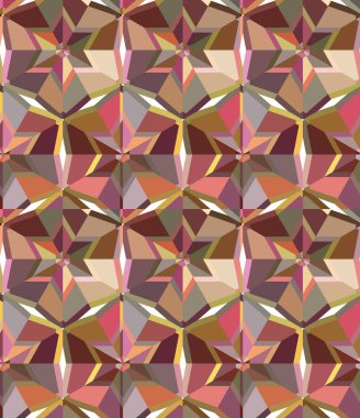 Kusursuz geometrik süs deseni. Vektör illüstrasyonu 