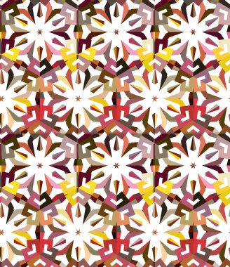 Soyut süslemeli baskı, kusursuz arkaplan