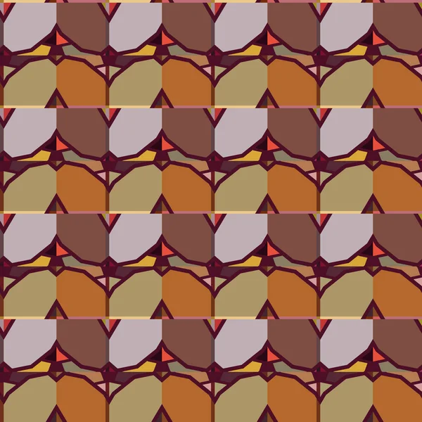 Patrón Ornamental Geométrico Sin Costuras Fondo Abstracto Ilusión — Archivo Imágenes Vectoriales