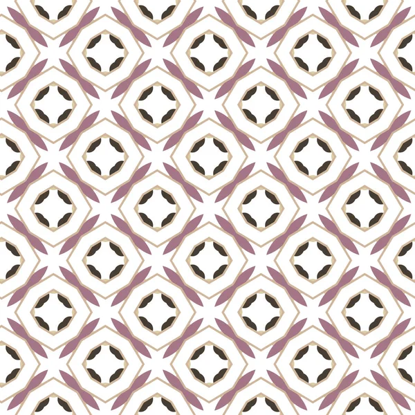 Patrón Ornamental Geométrico Sin Costuras — Archivo Imágenes Vectoriales