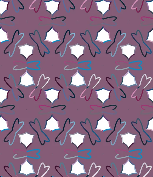 Modèle Ornemental Géométrique Sans Couture Fond Illusion Abstrait — Image vectorielle