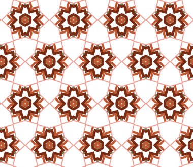 Kusursuz geometrik süs deseni. Vektör illüstrasyonu 