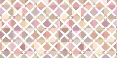 Modern geometrik vektör tasarımı, kusursuz desen çizimi