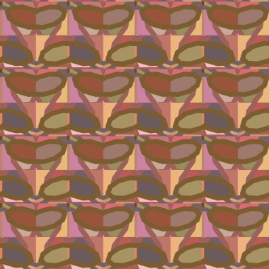 Kusursuz geometrik süs deseni. Vektör illüstrasyonu 