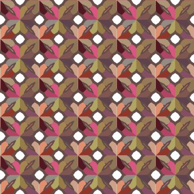 Kusursuz geometrik süs deseni. Vektör illüstrasyonu 