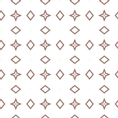 Kusursuz geometrik süs deseni. Vektör illüstrasyonu 