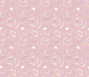 Kusursuz geometrik süs deseni. Vektör illüstrasyonu 