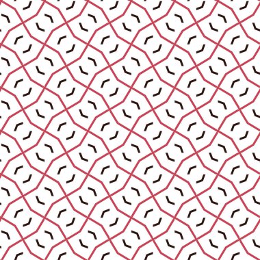 Kusursuz geometrik süs deseni. Vektör illüstrasyonu 