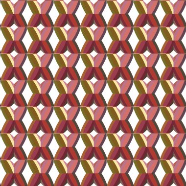 Kusursuz geometrik süs deseni. Vektör illüstrasyonu 