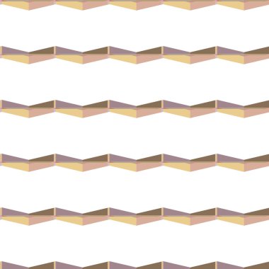 Kusursuz geometrik süs deseni. Vektör illüstrasyonu 