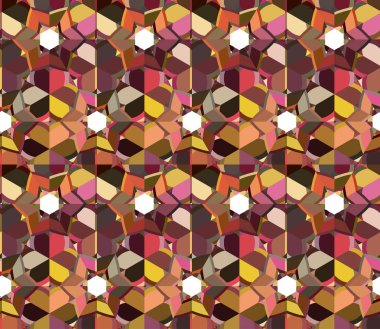 Kusursuz geometrik süs deseni. Soyut illüzyon arka planı