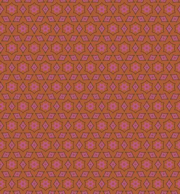 Kusursuz geometrik süs deseni. Vektör illüstrasyonu 